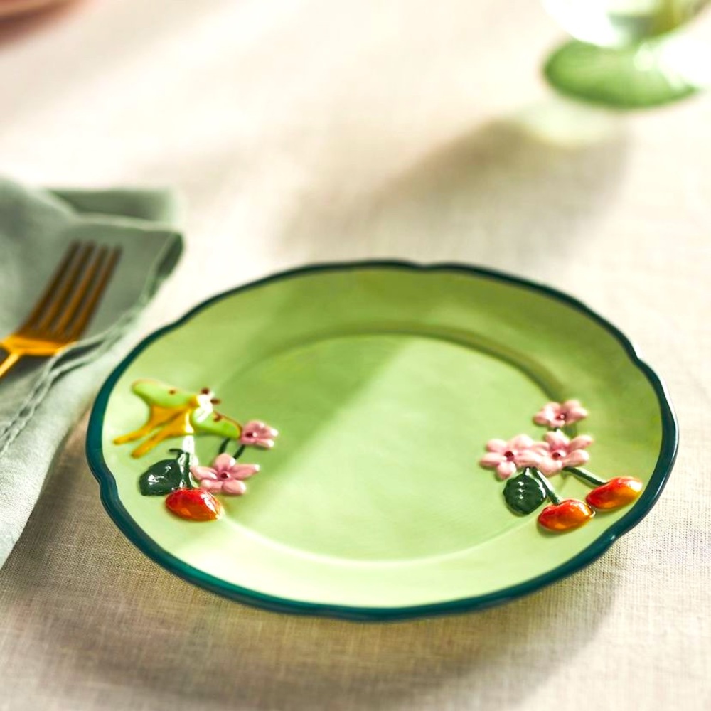 NEW ANTHROPOLOGIE FAYE DESSERT PLATE